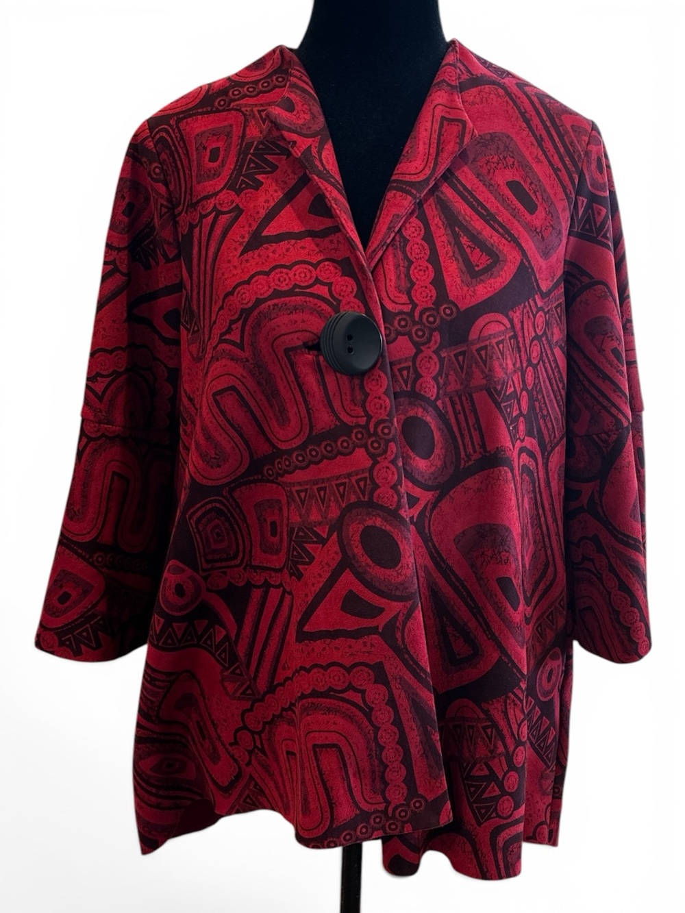 Lior Paris Women's Patterned Single-Button Blazer Jacket